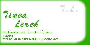 timea lerch business card